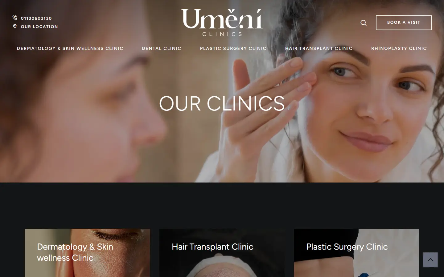 Clinics Page – Umení